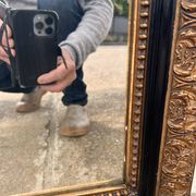 Grand miroir doré