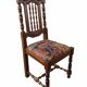 Ltee laval - set of 6 or 12 carved solid wood chairs - very good condition