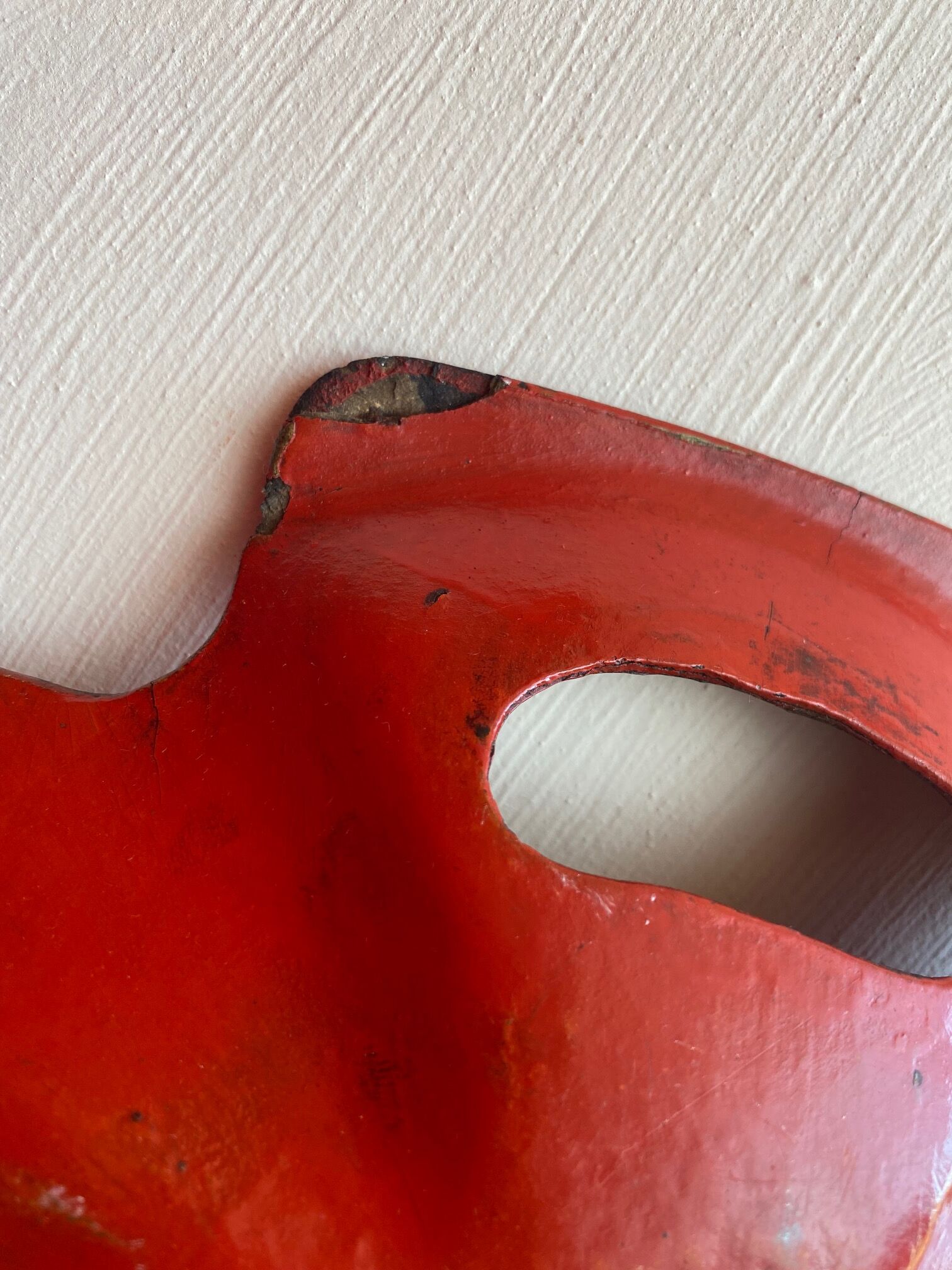 Empty cardboard bag boiled mid-nineteenth