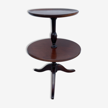 Table d'appoint ou cake stand en acajou massif, XIXème siècle