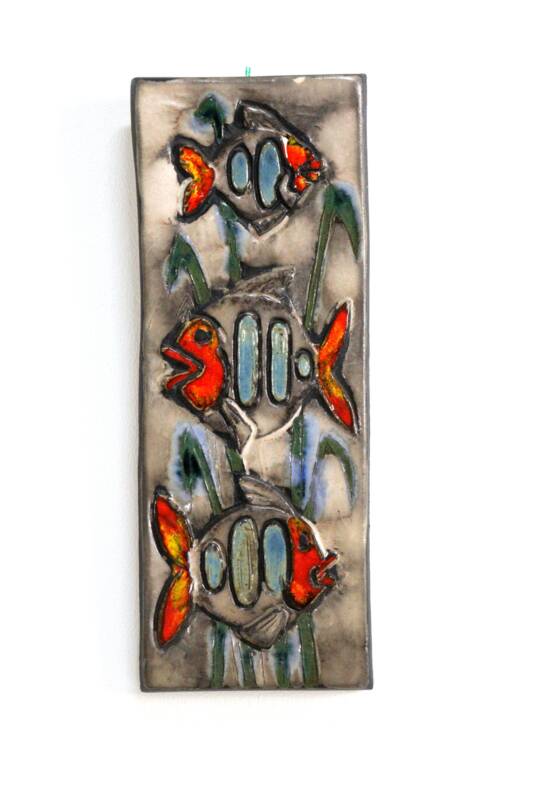 Ruscha wall tile 'Fish'