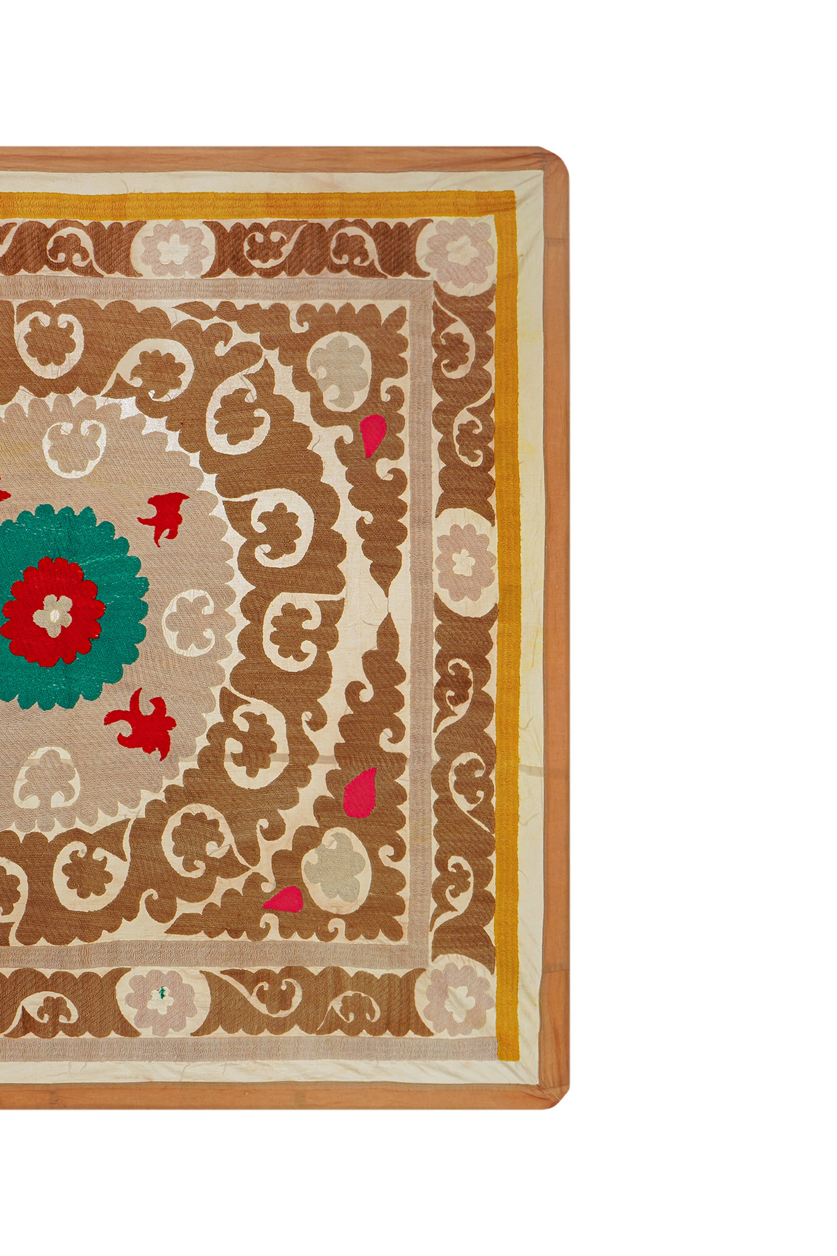 Vintage Turkish hand-knotted rug 118x128 cm