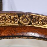 Miroir ovale en bois doré – début XXe