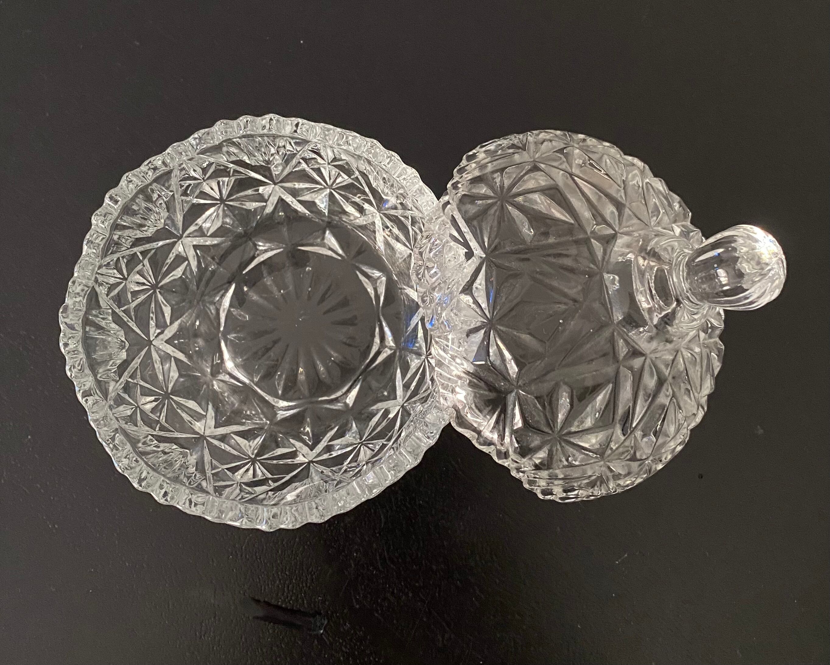 Glass candy box