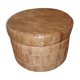 Trunk leather storage Ottoman