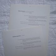 Set of 2 botanical boards Geigy