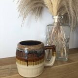 Vintage small brown mug
