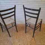 Pair of Italian bistro chairs
