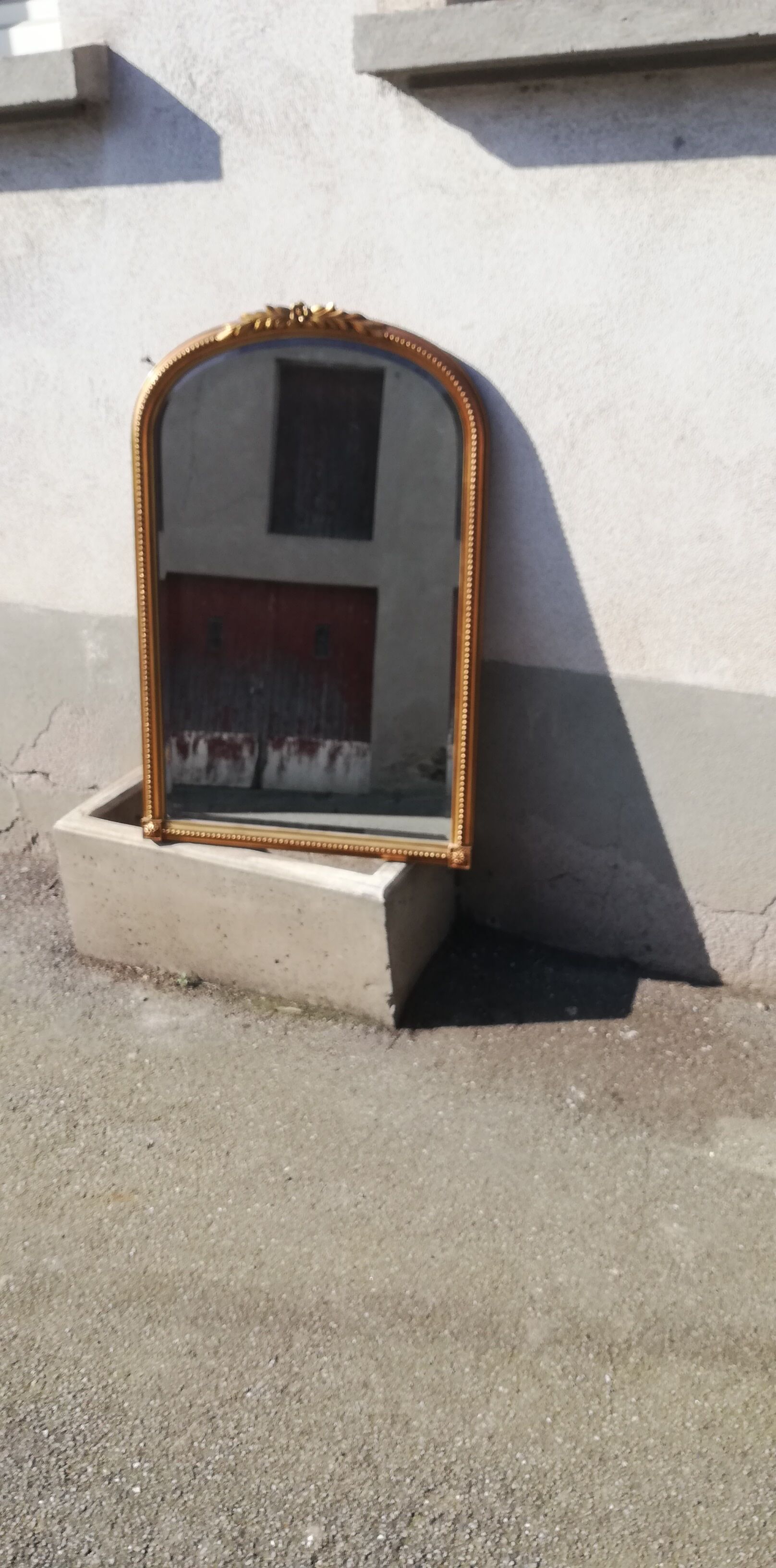 Miroir vintage doré