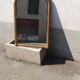 Miroir vintage doré