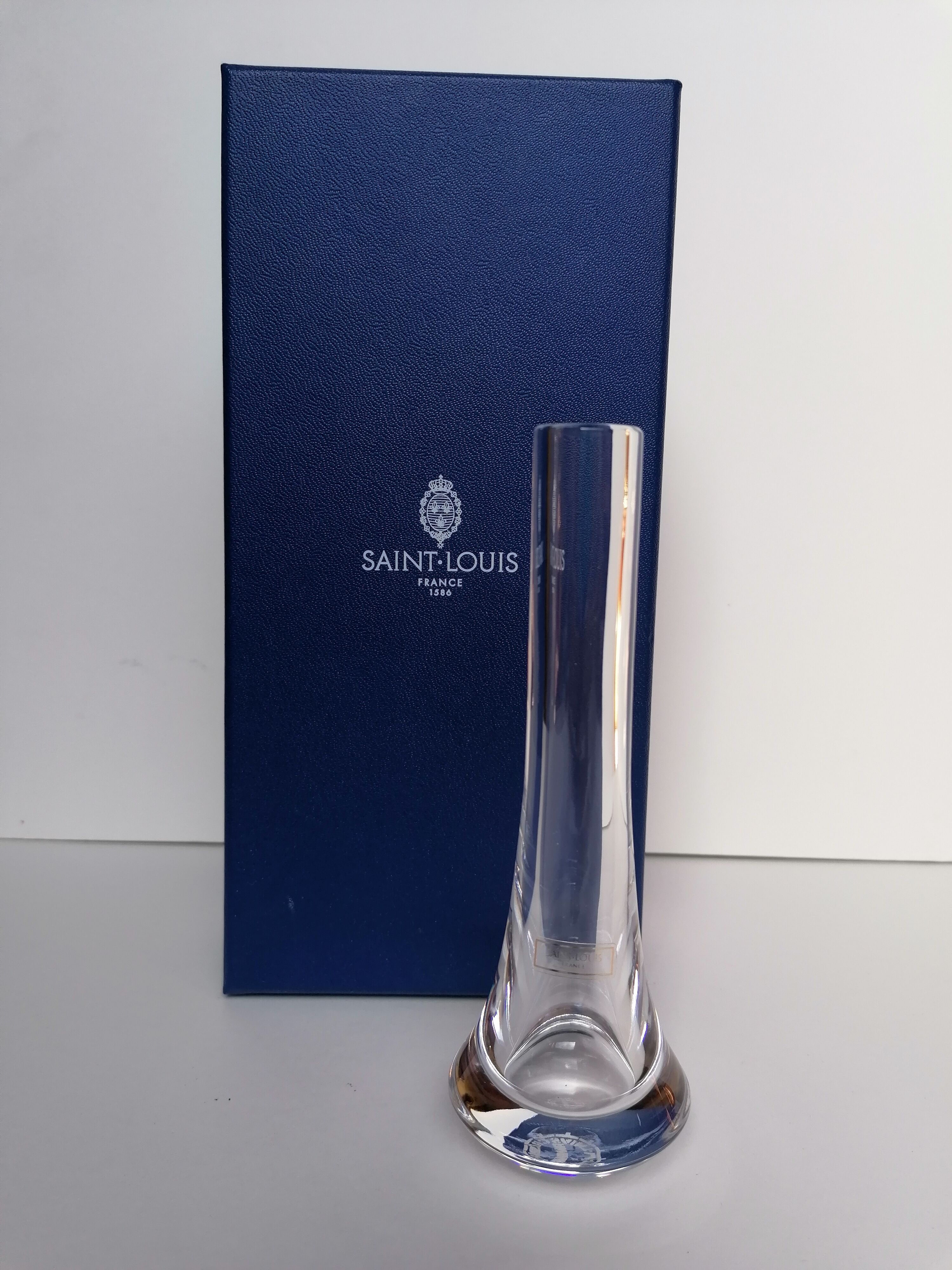 St. Louis crystal soliflore vase
