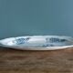 Oval ironstone platter, Clairefontaine, carnation decoration