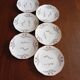 6 Limosa hard porcelain dessert plates (Limoges)