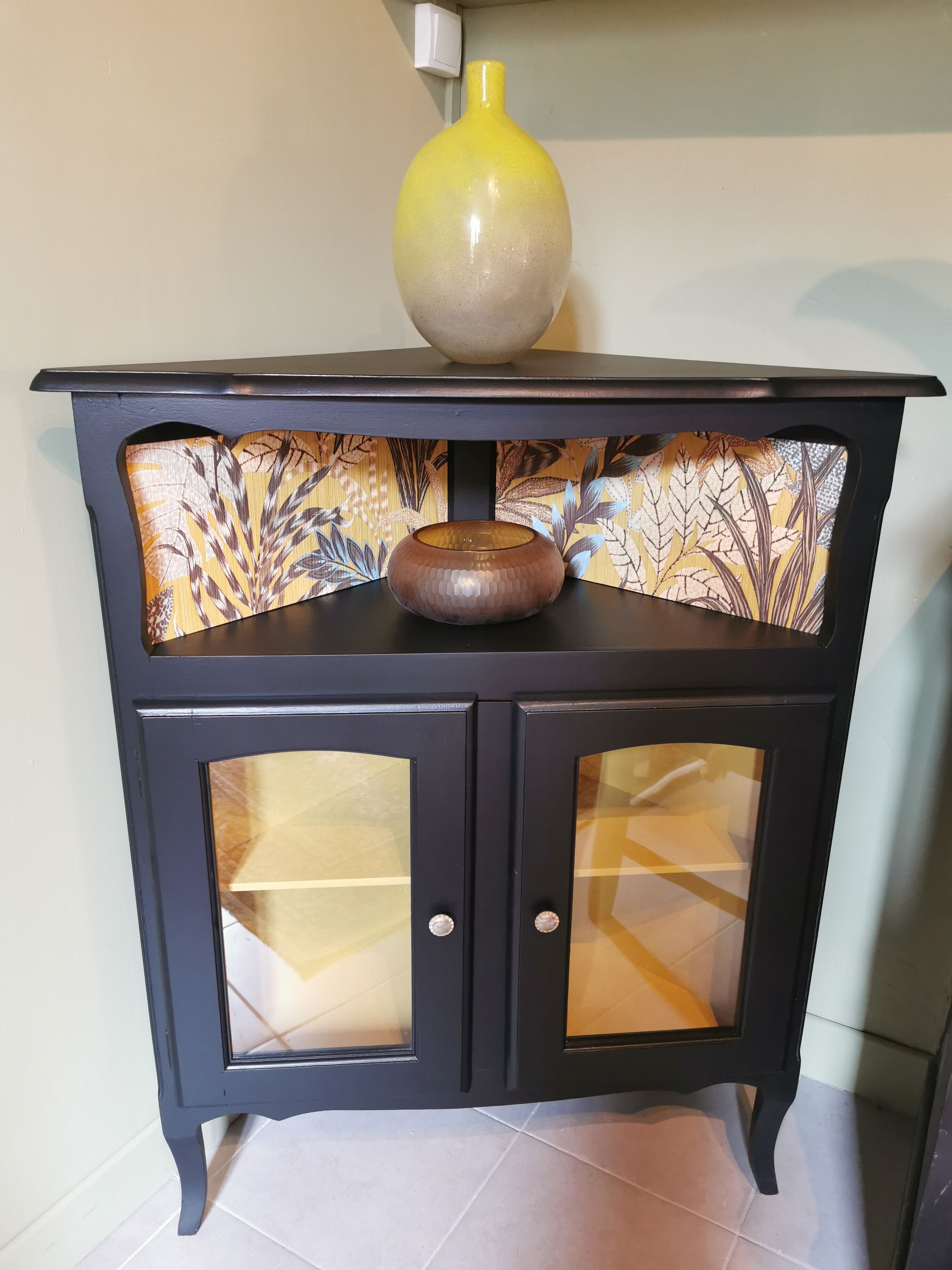 Restyled corner cabinet