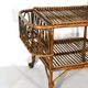 Vintage bamboo bar trolley from 50s. Made in Italy