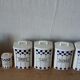 Series of spice pots, german oil, vinegar