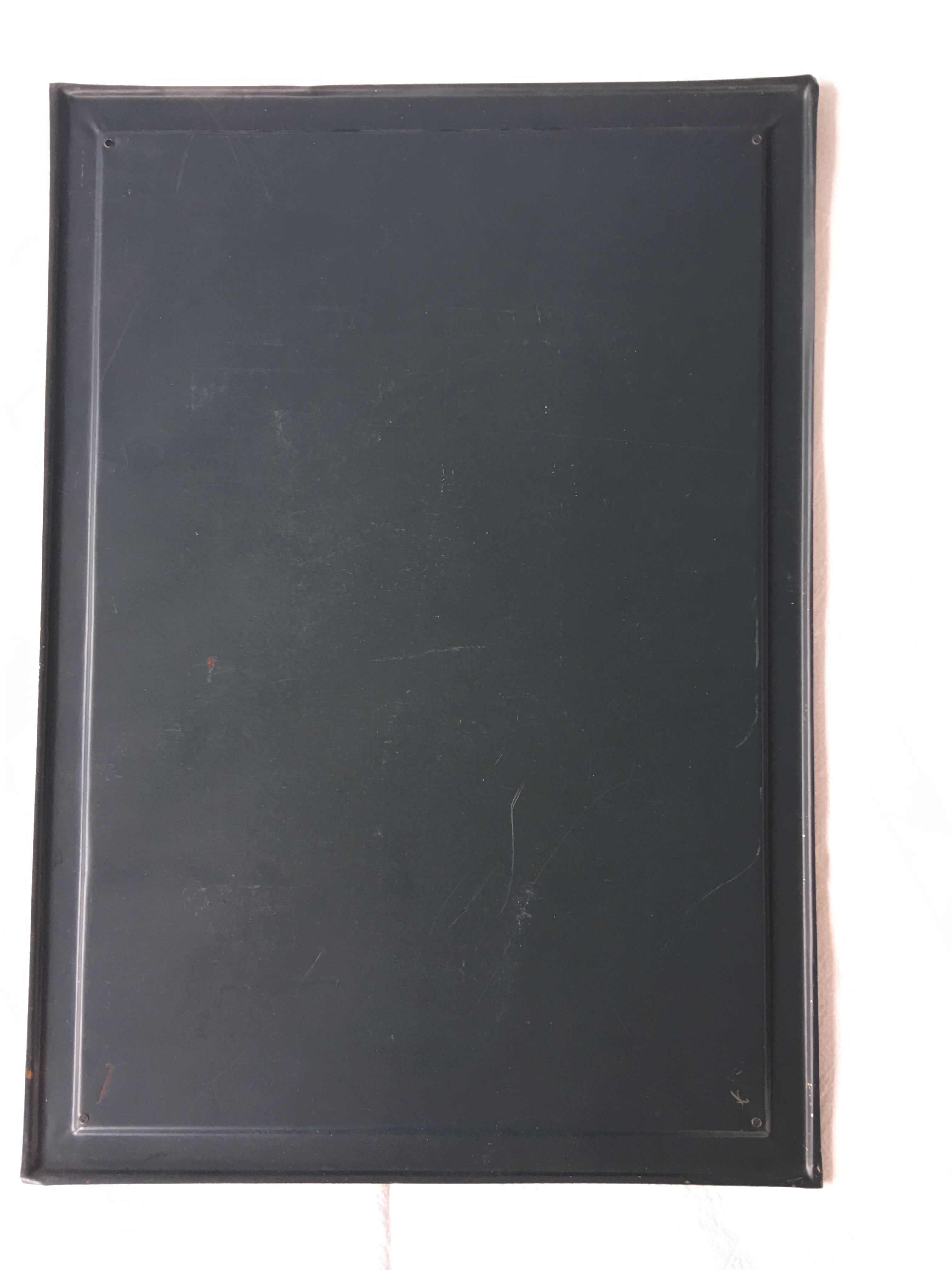 Advertising plate painted sheet metal circa 1950