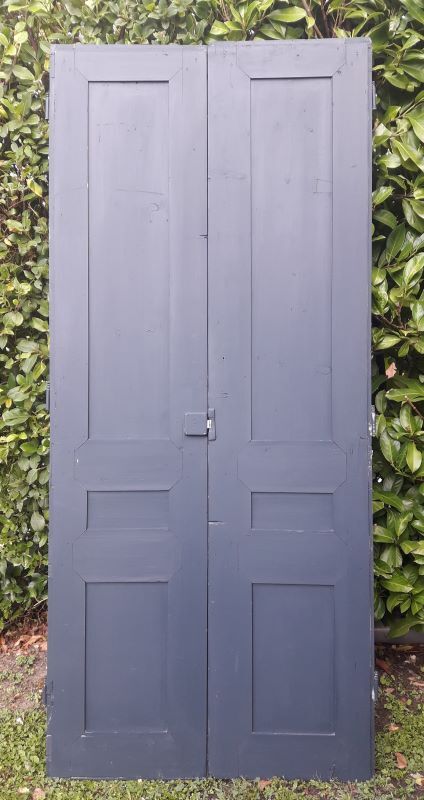 Paire de portes 222x97,5cm de placard