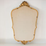 Golden mirror 75x45cm