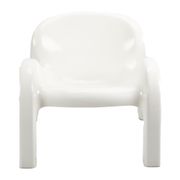 White GN2 armchair by Peter Ghyczy for Reuter's Form and Life