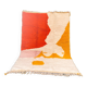 Moroccan carpet blessed ouarain orange yellow pink modern