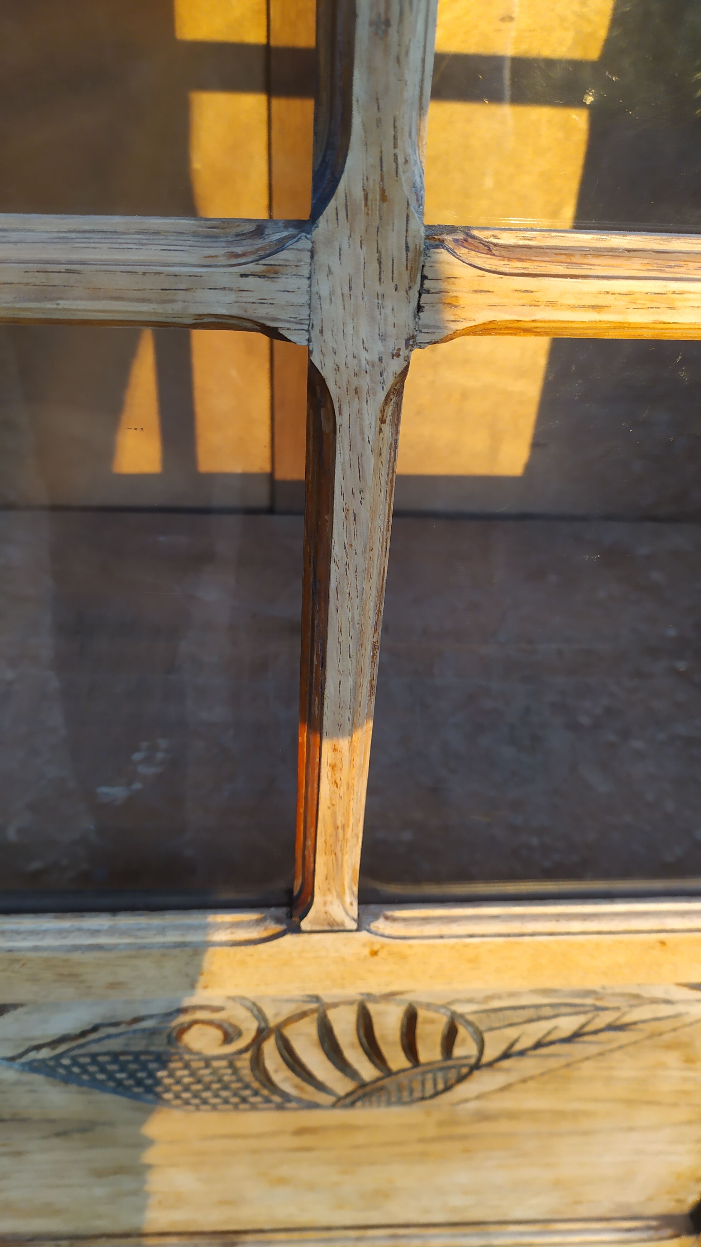 Parisian art deco wardrobe glazed