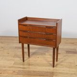 Small mid-century teak dresser by Henning Jørgensen for Fredericia, 1960s
