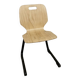 Children's chair resting on table