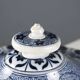 Antique vegetable dish in porcelain, Minton factory, England 1800s.