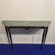 Elegant marble and rosewood console table, Italy, 1950s