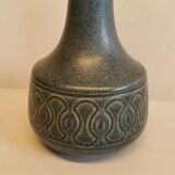 Blue ceramic table lamp, estimated 1960s. Danish, design.