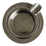 Small ashtray in shiny silver metal