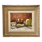 Painting Still Life with Watermelon Mid XX Century