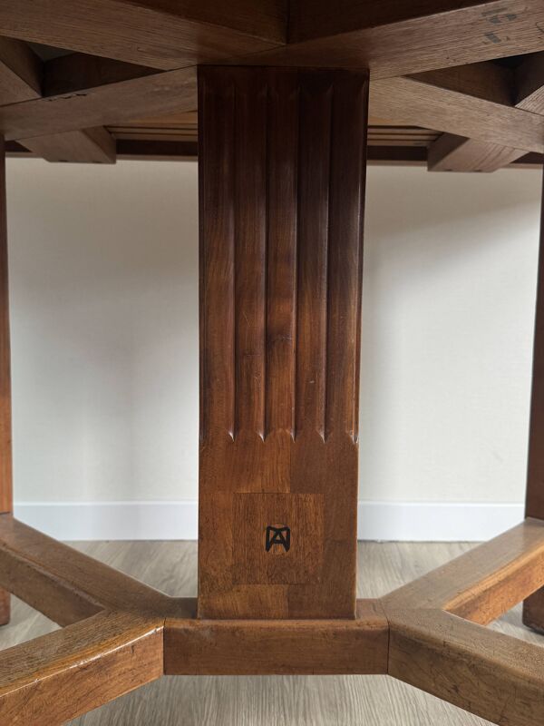 Table de salle à manger Art Déco — Estampille Maurice Alet (1925–1935)