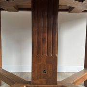 Art Deco dining table — Stamped Maurice Alet (1925–1935)
