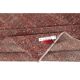 Hand-knotted Vintage Turkish Red Wool Area Rug with Floral Design for Home and Office Decor