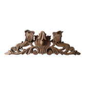 Old oak pediment