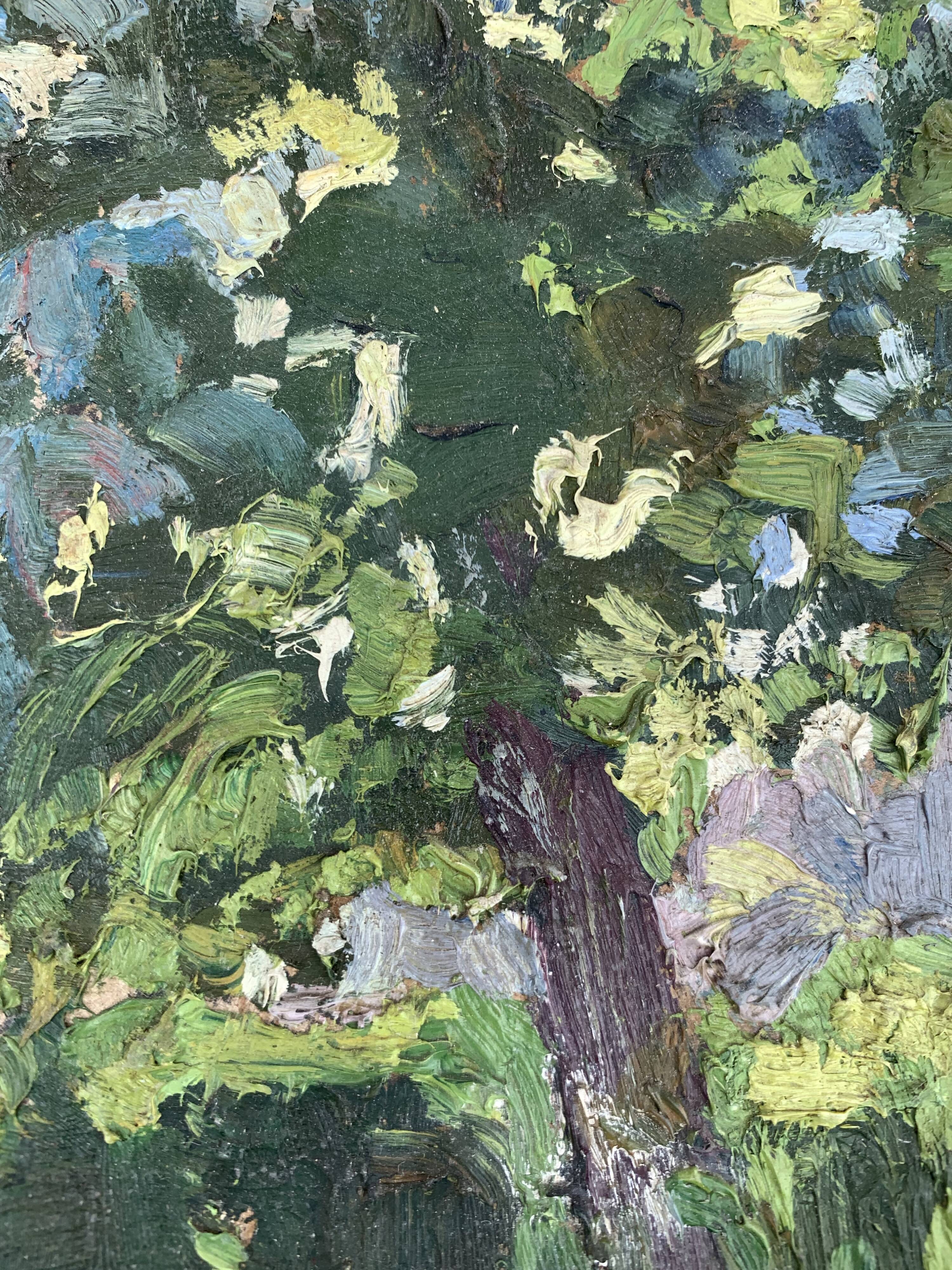 Oil on cardboard by Georges Chateau 1925