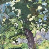 Oil on cardboard by Georges Chateau 1925