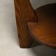Dutch Art Deco Amsterdam School small side table or plant table solid oak