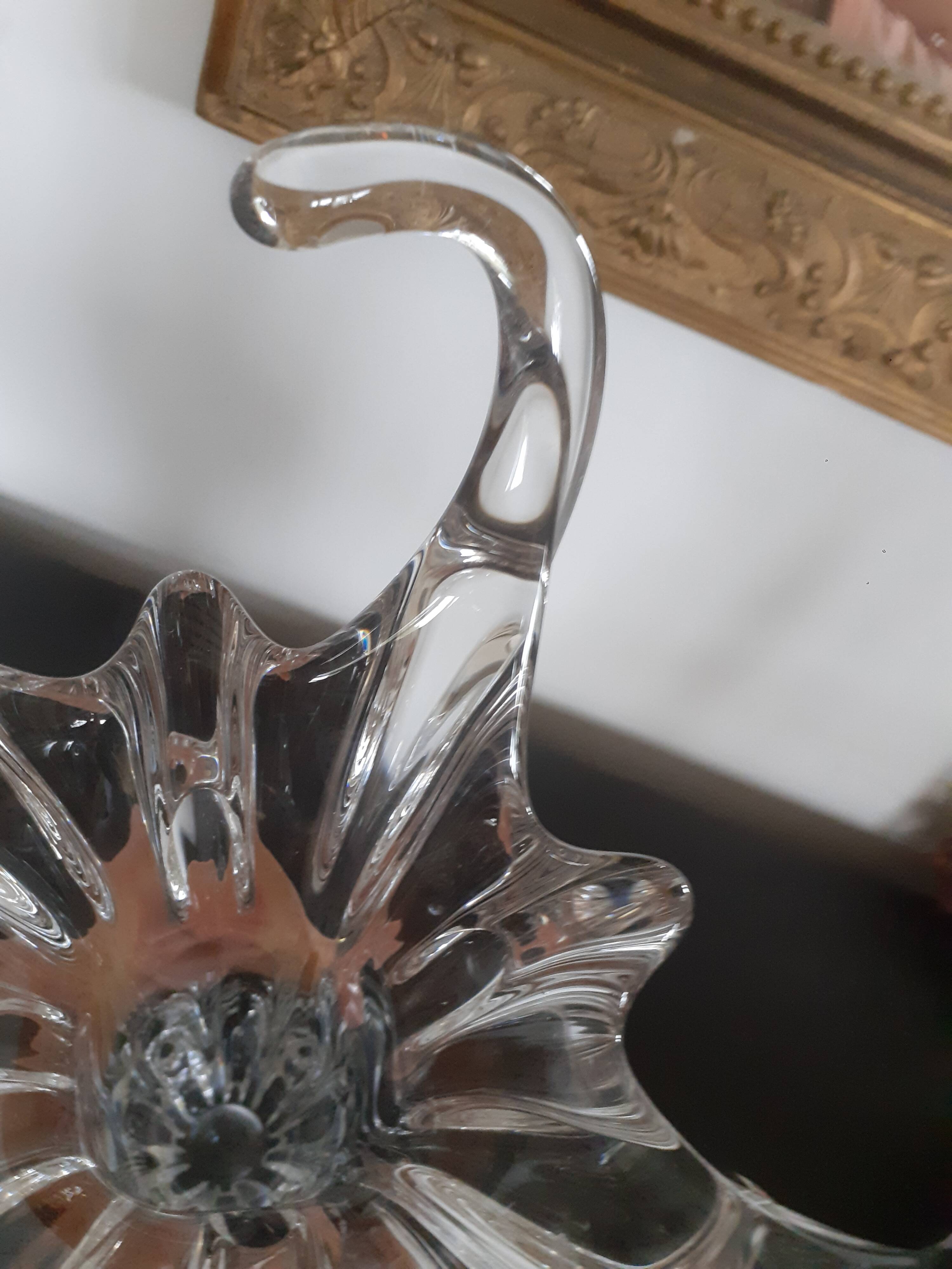 Vintage crystal vase