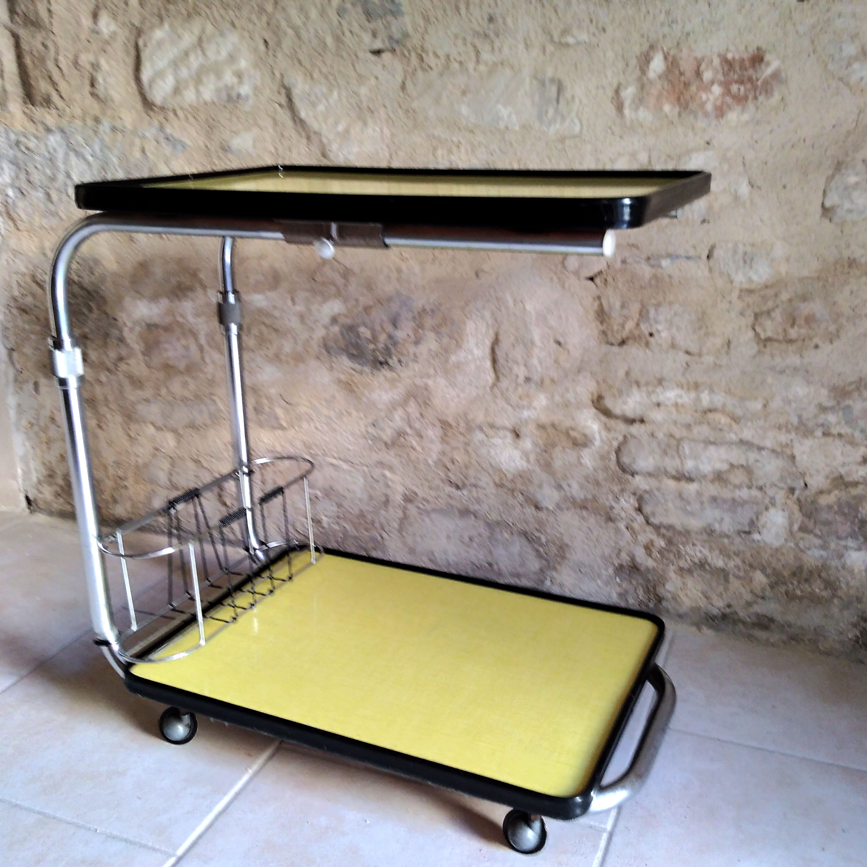 Serving table in formica 1960s