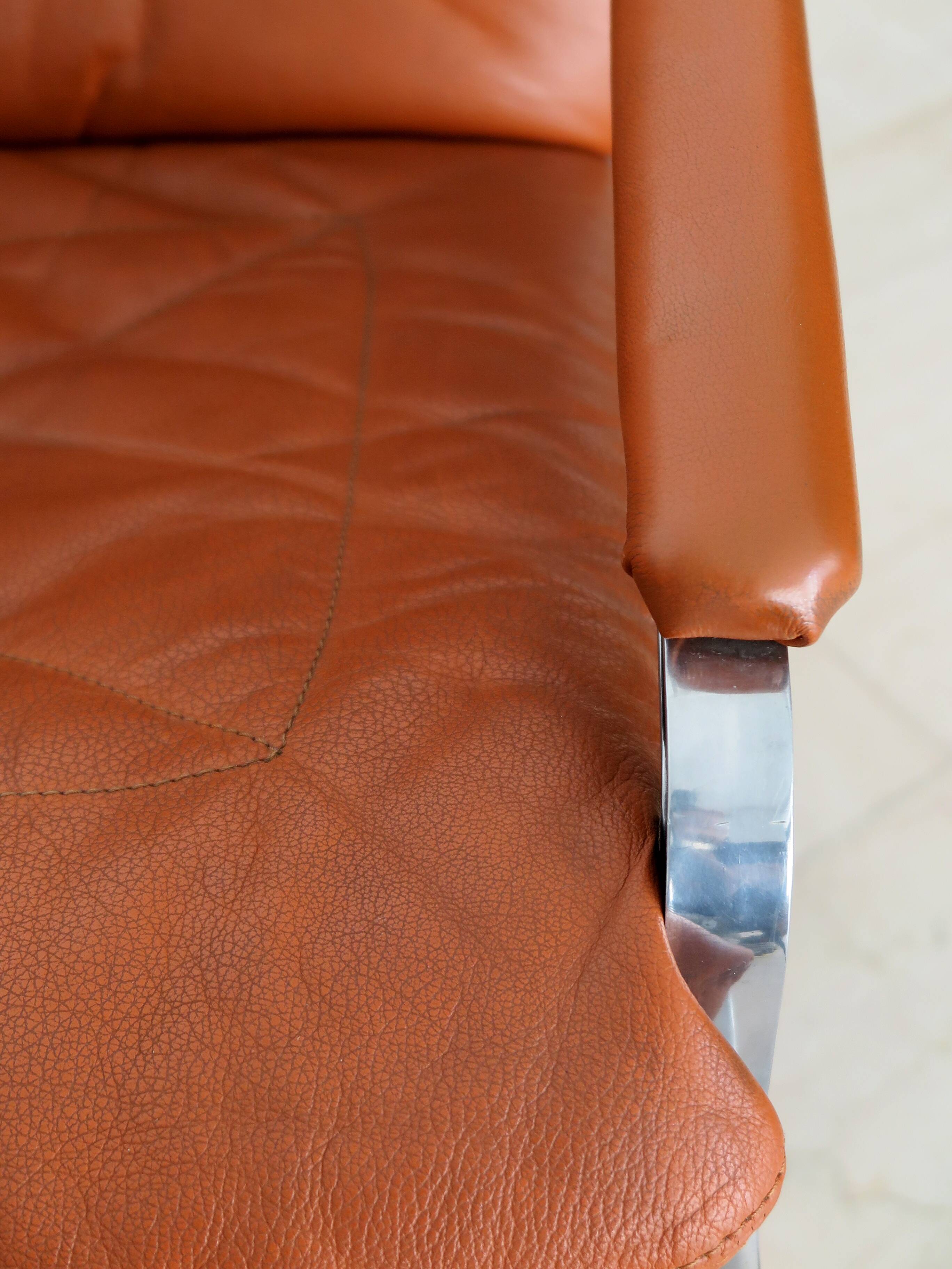 Andre Vandenbeuck for Strassle International armchairs model Aluline, Switzerland 1960s