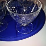 Set of 4 crystal cups