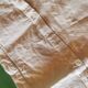 Pair of antique linen pillowcases with monogram