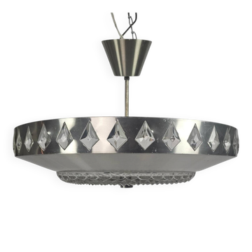 Vitrika - Orrefors - Carl Fagerlund - lampe UFO - Suède - années 1960