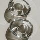 Set of 2 crystal candle holders