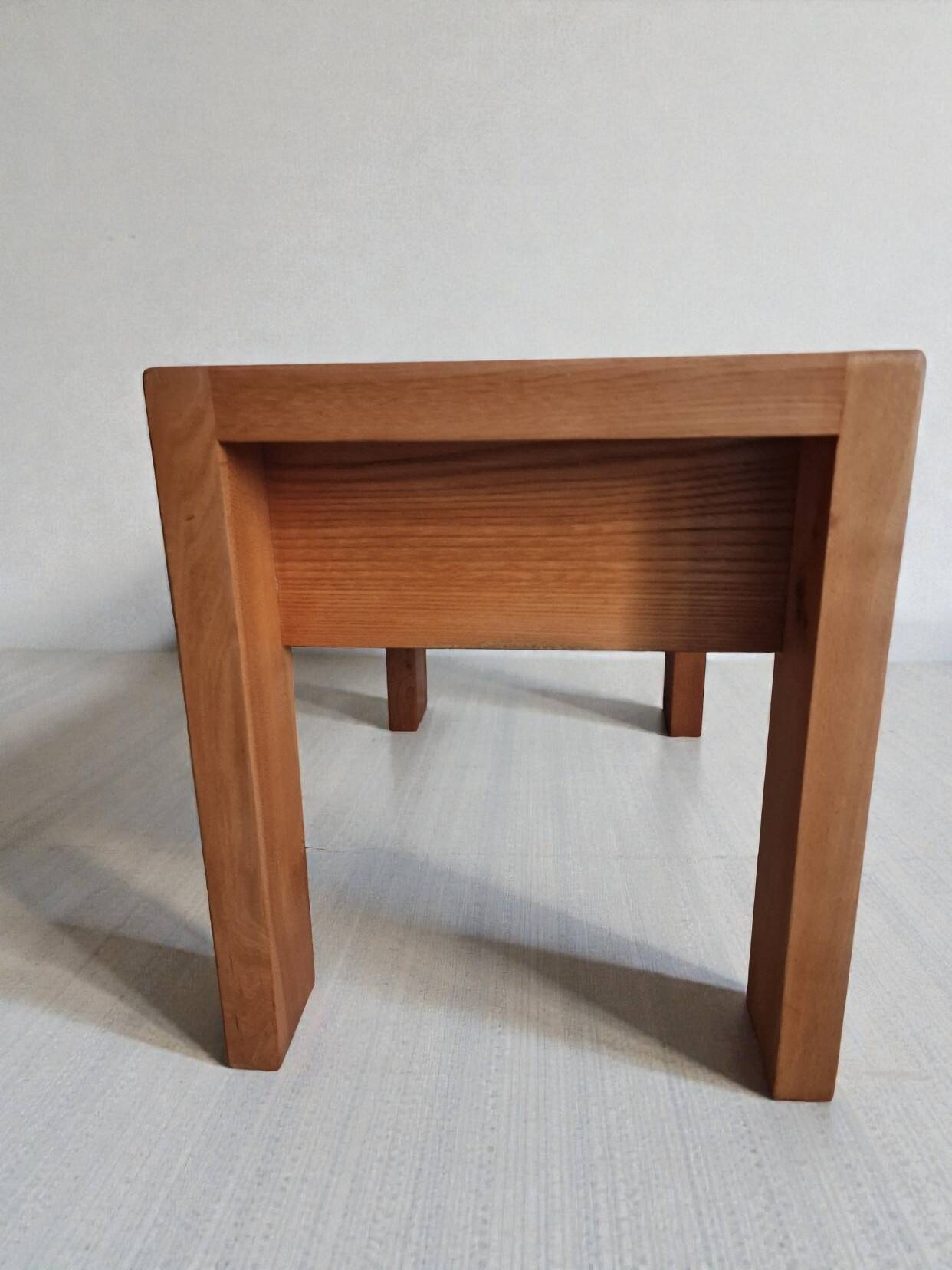 Monopoly-style elm bedside table regain