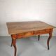 Louis XV style table curved legs two drawers and extension cord