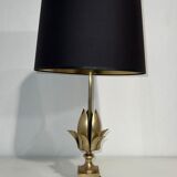 Lampe fleur en laiton
